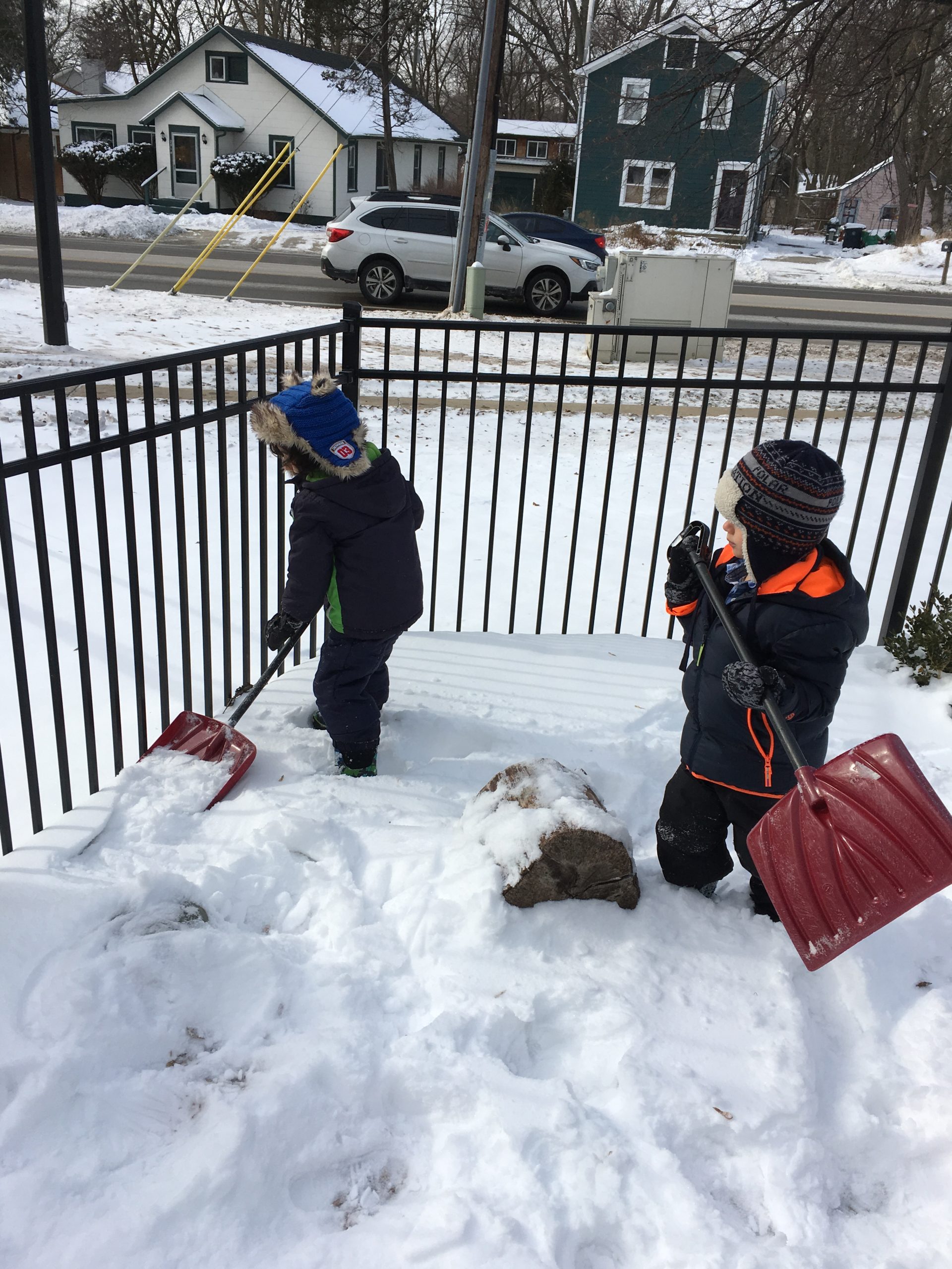 IMG_0139 Children playing with snow